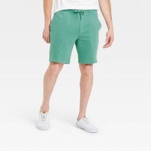 Men's 8.5" Knit Shorts - Goodfellow & Co Teal Green 3XL Brand New